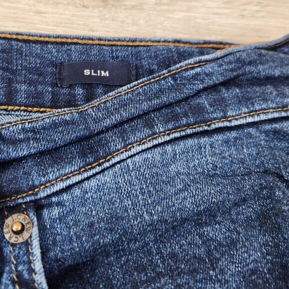 J.Crew Flex Denim Jeans Raw Hem Mens Size W31 L30 (Actual W31x L26) - Picture 11 of 16